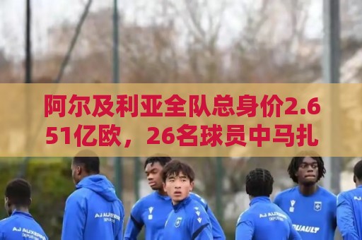 阿尔及利亚全队总身价2.651亿欧,26名球员中马扎的4500万欧最高 阿尔及利亚全队总身价2.651亿欧,26名球员中马扎的4500万欧最高