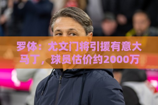 罗体:尤文门将引援有意大马丁,球员估价约2000万欧元 罗体:尤文门将引援有意大马丁,球员估价约2000万欧元