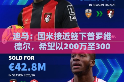 迪马:国米接近签下普罗维德尔,希望以200万至300万欧完成交易 迪马:国米接近签下普罗维德尔,希望以200万至300万欧完成交易