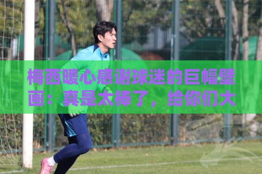 梅西暖心感谢球迷的巨幅壁画:真是太棒了,给你们大大的拥抱 梅西暖心感谢球迷的巨幅壁画:真是太棒了,给你们大大的拥抱